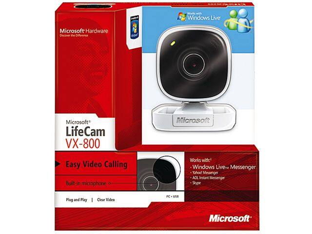 LifeCam Microsoft VX 800 - JSD-00002 - Webcam - Magazine Luiza